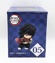 Load image into Gallery viewer, Chibi Masters Demon Slayer Giyu Tomioka anime figure in display box
