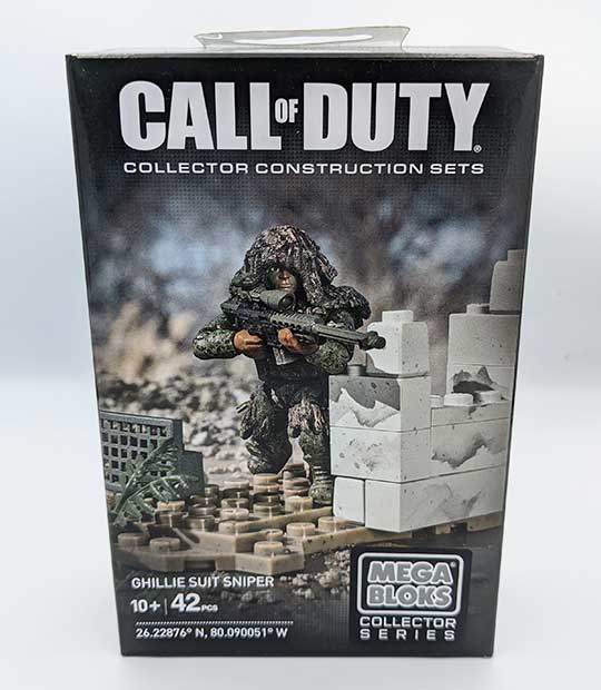 Call Of Duty Collector Construction Set - Ghillie Suit Sniper - Mega Bloks