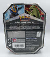 Load image into Gallery viewer, Pokémon TCG V Strikers Tin - Empoleon V back of box
