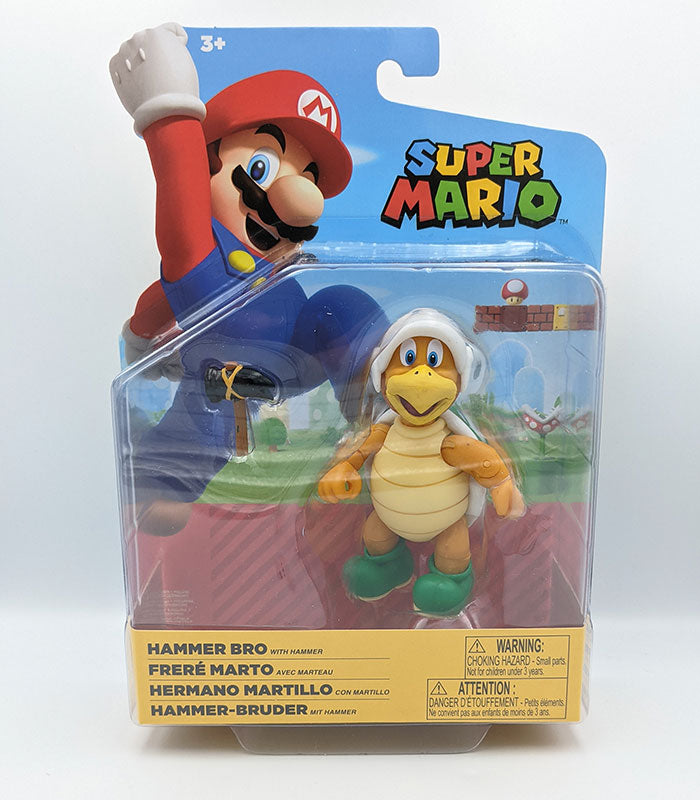 Super Mario Hammer Bro 4 Inch Figure