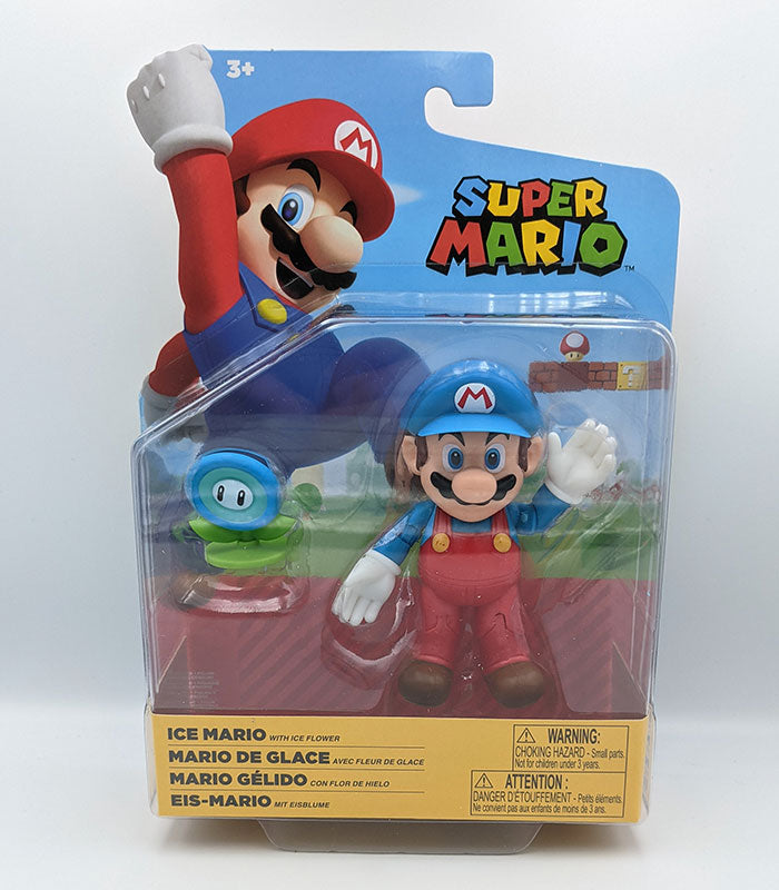 Super Mario Ice Mario 4 Inch Figure