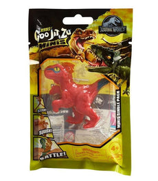 Goo Jit Zu Jurassic World Minis Pyroraptor toy in packaging.