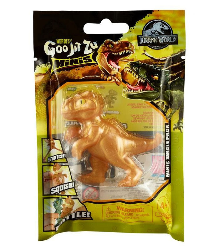 Jurassic World Heroes Of Goo Jit Zu Minis - T-Rex Amber