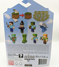 Load image into Gallery viewer, Minecraft Dolphin action figure packaging featuring various Minecraft characters.
