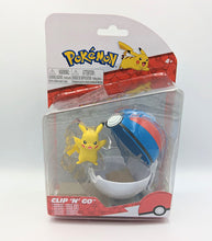 Load image into Gallery viewer, Pokemon Clip &#39;N&#39; Go - Pikachu Great Ball

