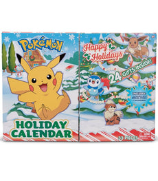 Pokemon Advent Calendar 2022 with 16 figures and 7 accessories.