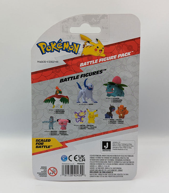 Pokemon Battle Figure Set MAGMAR PIKACHU and TURTWIG 3 Pack