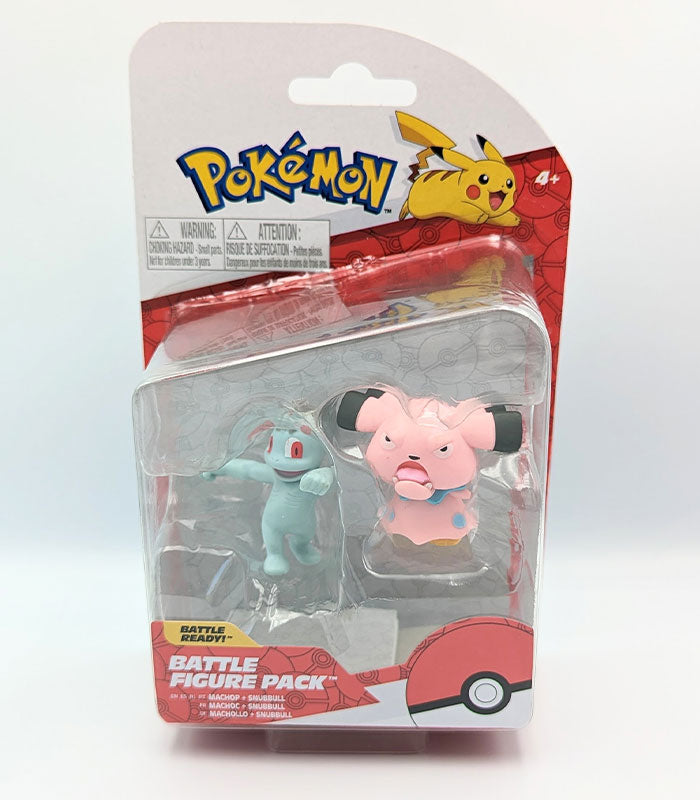 Pokemon Battle Figures - Machop and Snubbull