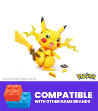 Load image into Gallery viewer, Pokemon Mega Pikachu compatible with other name brands
