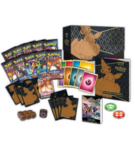 Load image into Gallery viewer, Pokémon TCG Shining Fates Elite Trainer Box contents
