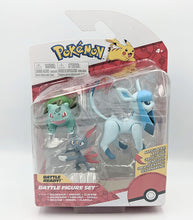 Load image into Gallery viewer, Pokemon Battle Figures - Bulbasaur, Sneasel and Glaceon
