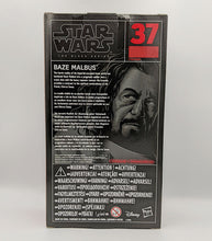 Load image into Gallery viewer, Star Wars The Black Series - Baze Malbus back of box
