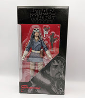 Load image into Gallery viewer, Star Wars The Black Series - Captain Cassian Andor (EADU) back of box
