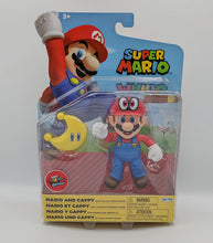 Load image into Gallery viewer, Super Mario &amp; Cappy 4 Inch Figure
