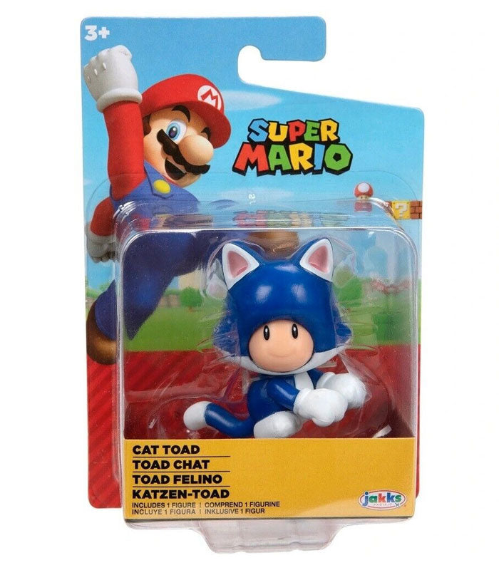 Super Mario Cat Toad 2.5 Inch Figure