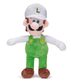 Super Mario - Fire Luigi 14 Inch Plush