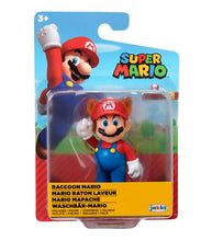 Load image into Gallery viewer, Super Mario Raccoon Mario 2.5 Inch Figure
