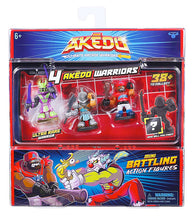 Load image into Gallery viewer, Akedo Ultimate Arcade Warrior Collectors Pack - Twinfang, Slam Granderson &amp; Aximus
