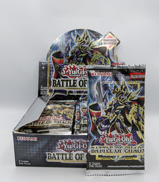 Yu-Gi-Oh! Battle Of Chaos Booster Pack and box