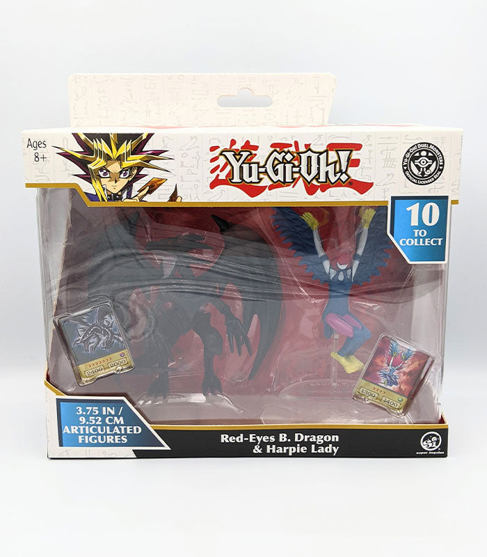 Yu-Gi-Oh! Red Eyes Black Dragon & Harpie Lady Battle Figure Pack