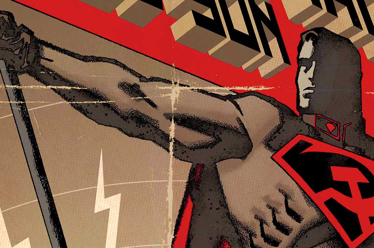 Super Man Red Son Propaganda poster